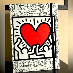 Keith Haring hardcover journal notebook
Lined paper. NWT